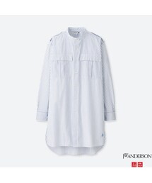 UNIQLO | スタンドカラーロングシャツ（長袖）＋E(シャツ/ブラウス)