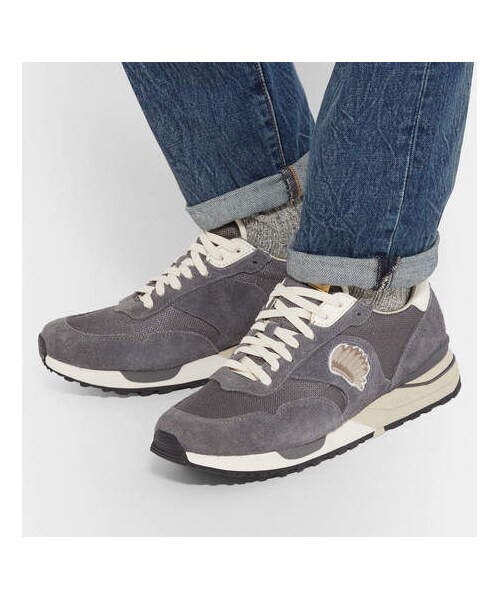 VISVIM（ビズビム）の「visvim Roland Suede And Mesh Sneakers（スニーカー・メンズ・Gray・Us10.5/Us8/Us8.5/Us9）」の4枚目の写真