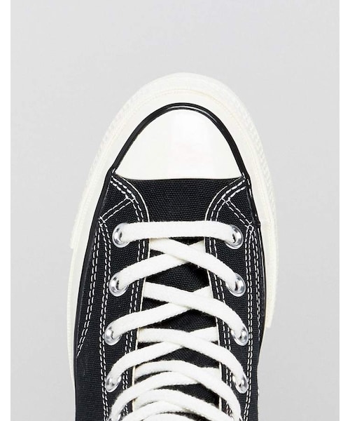CONVERSE（コンバース）の「Converse Chuck 70 Hi Sneakers In Black（スニーカー・レディース・Black・Us 9.5/Us 8.5/Us 5.5/Us 11/Us 6.5/Us 10/Us 7.5/Us 9/Us 7/Us 8/Us 6/Us 5/Us 10.5）」の2枚目の写真