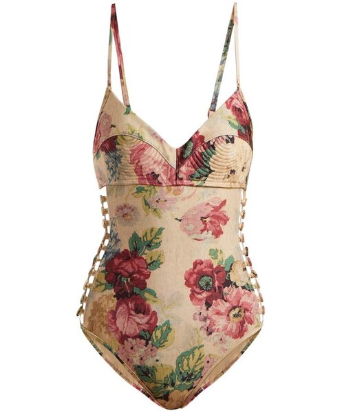 ZIMMERMANN Floral-print swimsuit