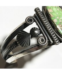 gary reeves バングル　ナバホ　ゲーリーリーブス　リング　ターコイズ ナバホ族：キャンデラリアターコイズバングル【Gary Reeves