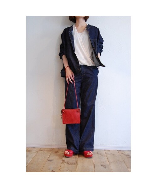 hippiness(ヒッピネス)の「NAVYパンツ(デニムパンツ・レディース・その他)」の3枚目の写真