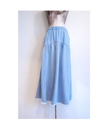 hippiness | ピンタックスカート(デニムスカート)