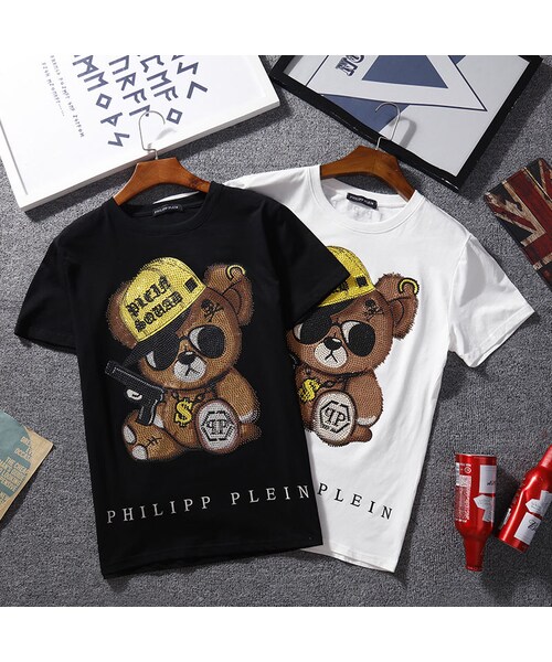 フィリッププレイン TシャツTシャツ/カットソー(半袖/袖なし)