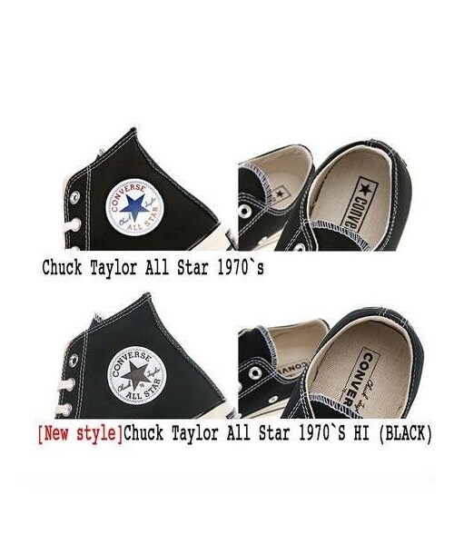 CONVERSE（コンバース）の「[CONVERSE]  CHUCK TAYLOR ALL STAR 1970`s LOW BLACK 162058C（スニーカー・メンズ・その他）」の7枚目の写真