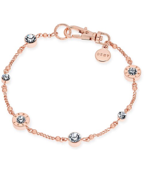 DKNY Ladies Rose Gold Semi Bangle/Bracelet Watch | Edmonds