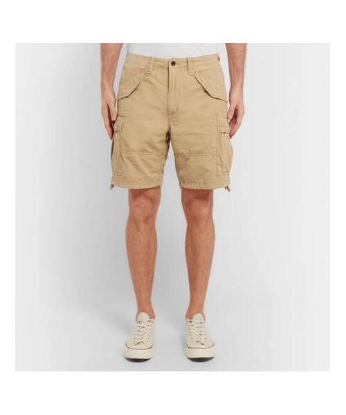 POLO RALPH LAUREN（ポロ ラルフ ローレン）の「Polo Ralph Lauren Washed Cotton-Ripstop Cargo Shorts（その他パンツ・メンズ・Beige・31/30/32/28/38/36/34/33）」の4枚目の写真