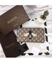 GUCCI グッチ ベンガルタイガー ラウンドファスナー 長財布 グッチ GUCCI 長財布 ラウンドファスナー レディース プチ