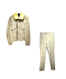 N.HOOLYWOOD | N.HOLLYWOOD - Beige 総柄ボアジャケットセットアップ(セットアップ)