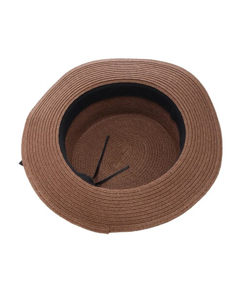 Green　Parks（グリーンパークス）の「・ビッグリボンカンカンハット（帽子・ブラック/ナチュラル/ブラウン・F）」の7枚目の写真