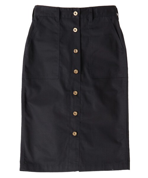 E hyphen world gallery（イーハイフンワールドギャラリー）の「【Special Price】【週末までWEB限定プライス価格】UNIVERSAL OVERALL SKIRT（スカート・ベージュ/グリーン/ネイビー・F）」の14枚目の写真