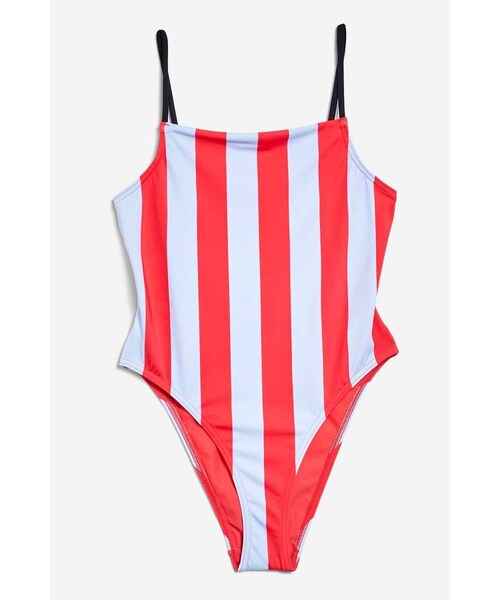 TOPSHOP(トップショップ)の「Topshop Straight neck swimsuit(水着・レディース・Blue・0/2/4/6/8/10/12)」の4枚目の写真