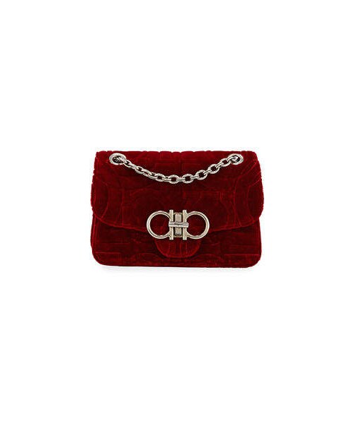 Salvatore Ferragamo（フェラガモ）の「Salvatore Ferragamo Gancio Quilting Velvet