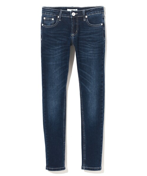 GRL（グレイル）の「ベーシックフィットスキニーデニム（デニムパンツ・レディース・ブルー/インディゴ・XS）」の2枚目の写真