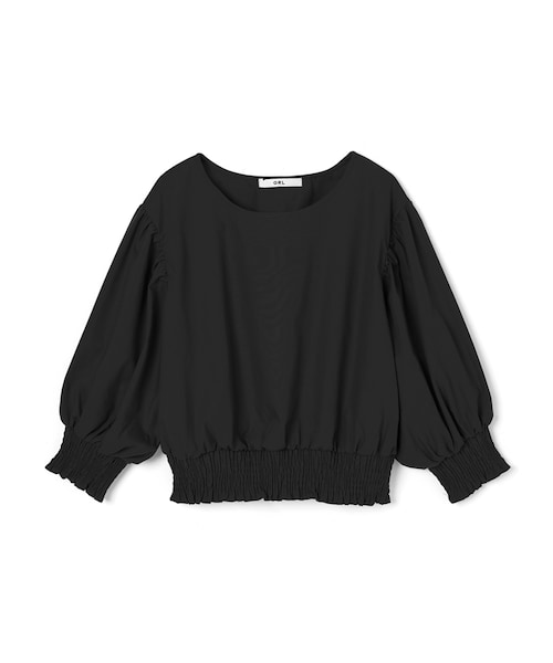 GRL（グレイル）の「ボリュームスリーブシャーリングトップス（シャツ/ブラウス・レディース・オフホワイト/ブラック/レッド/グリーン・F/24.5）」の2枚目の写真