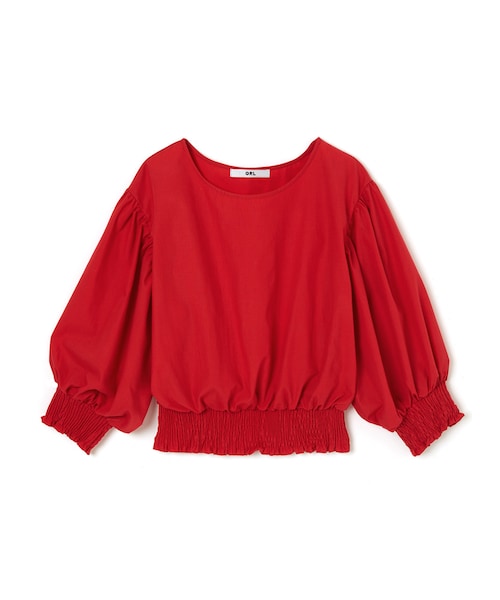 GRL（グレイル）の「ボリュームスリーブシャーリングトップス（シャツ/ブラウス・レディース・オフホワイト/ブラック/レッド/グリーン・F/24.5）」の4枚目の写真