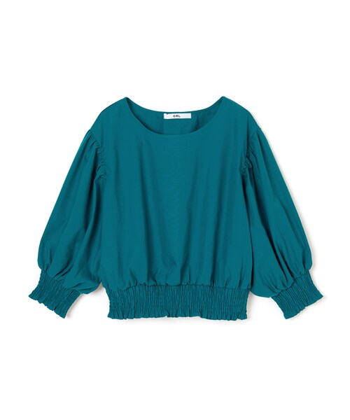 GRL（グレイル）の「ボリュームスリーブシャーリングトップス（シャツ/ブラウス・レディース・オフホワイト/ブラック/レッド/グリーン・F/24.5）」の3枚目の写真