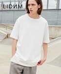 LIDNM | ヘビーウェイトシームレスTシャツ【オフホワイト】(T恤)