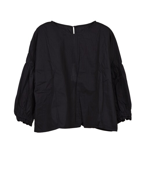 STYLEBLOCK（スタイルブロック）の「ブロードボリュームスリーブバックオープンブラウス（シャツ/ブラウス・レディース・ホワイト/ピンク/ライトベージュ/ブラック・M）」の3枚目の写真