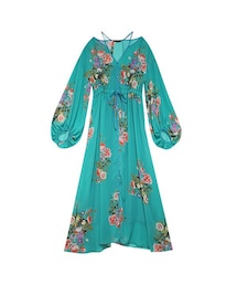 AULA | AULA FLOWER PRINT CHIFFON DRESS(ワンピース)