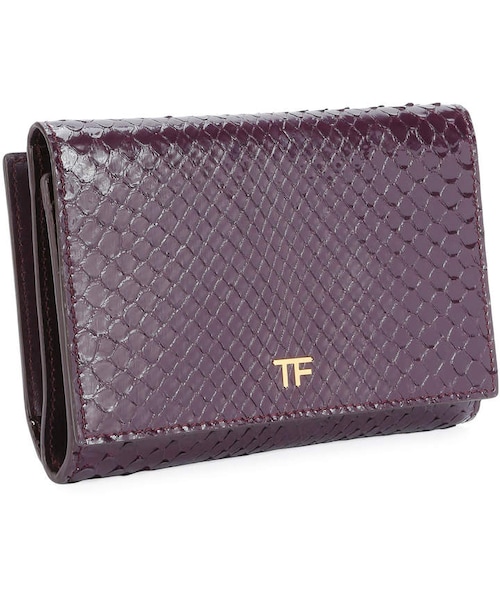 Tom Ford Python Puffer TOM FORD(トム フォード)の「TOM FORD Python Flap Line Wallet(財布)」 - WEAR