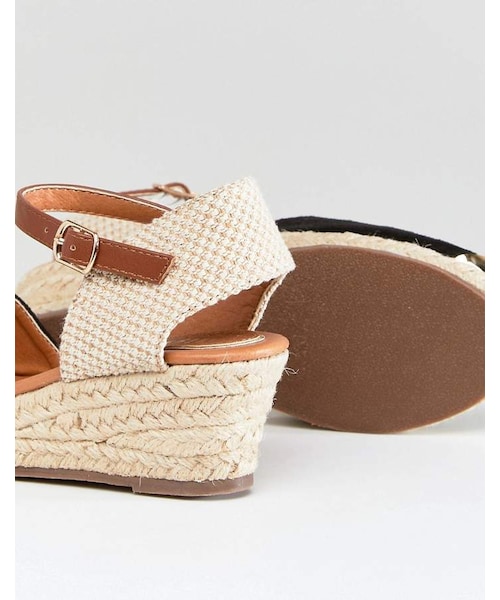 Miss KG(ミスケージー)の「Miss KG Wedge Espadrille With Ankle Strap(サンダル・レディース・Black・Us 6/Us 7/Us 8/Us 10/Us 9/Us 5)」の2枚目の写真