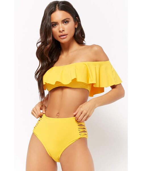 off the shoulder bikini set