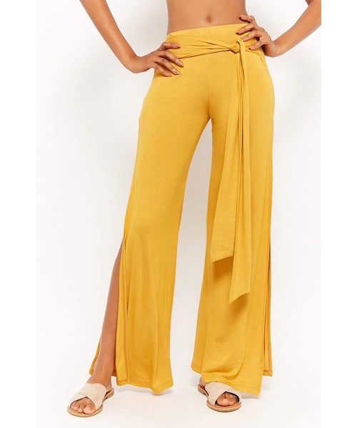 Forever 21 Side-Slit Wide-Leg Pants - WEAR