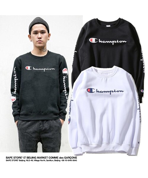 Champion チャンピオン の チャンピオン Champion パーカー メンズ レディース 無地 スウェット プルオーバー トレーナー 2色 Champion 040008 パーカー Wear