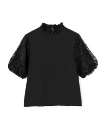 GRL | レーススリーブハイネックトップス(シャツ/ブラウス)