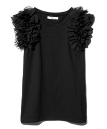GRL | シフォンフリルスリーブトップス(Tシャツ/カットソー)