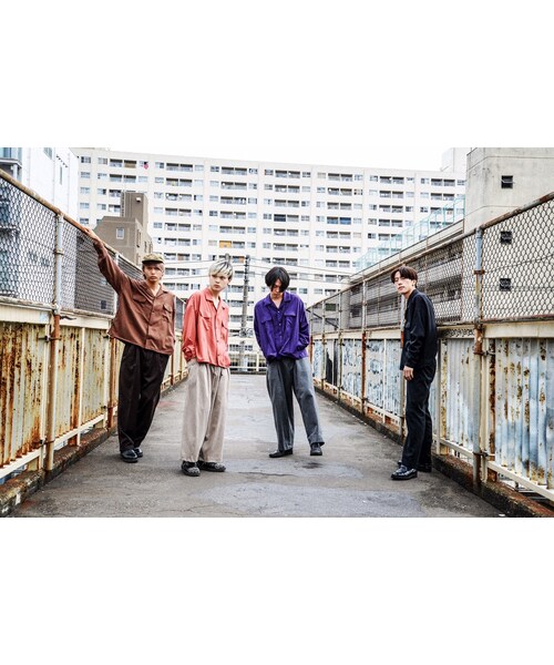 yotsuba（ヨツバ）の「yotsuba Rayon Open Collar Shirt（シャツ/ブラウス・レディース・ブラック Black/ブラウン Brown/ピンク PINK/パープル Purple・size 1・2）」の6枚目の写真