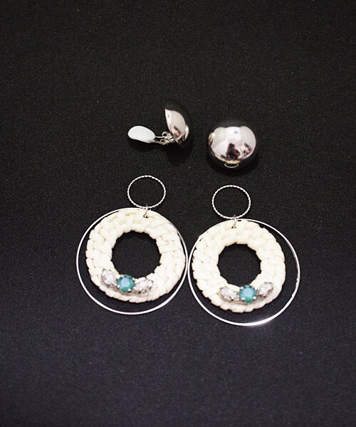 KiRi（キリ）の「ラタンリング（ピアス（両耳用）・レディース・シルバー/ゴールド・Free）」の3枚目の写真