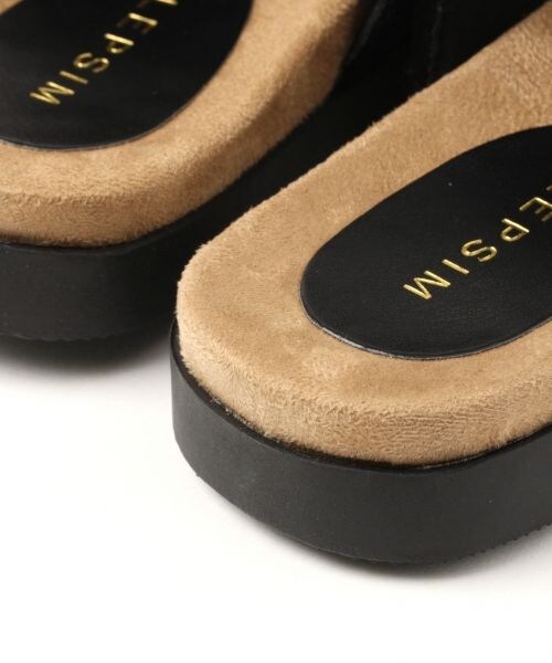 LEPSIM（レプシィム）の「バックルフラットサンダル（シューズ・ブラック/ベージュ/レオパード）」の14枚目の写真