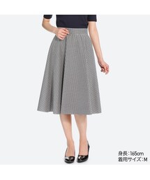 UNIQLO | サーキュラースカート（ギンガムチェック・丈短め65～69cm）＋EC(スカート)