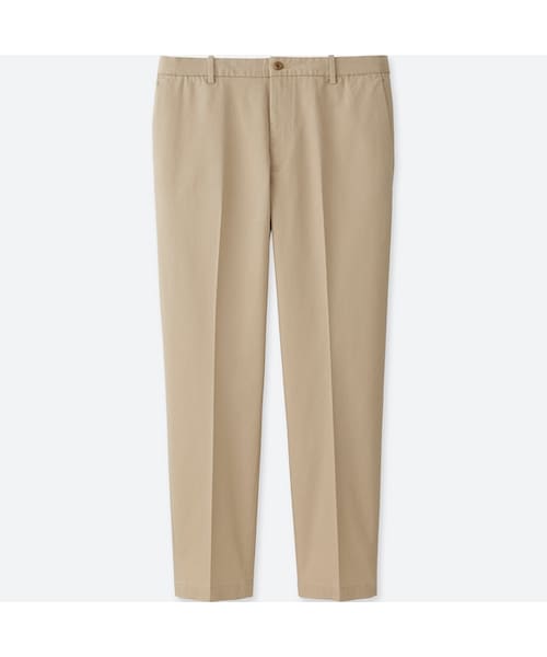 UNIQLO（ユニクロ）の「イージーアンクルパンツ（コットン・丈標準65～71cm）（その他パンツ・メンズ・WHITE 00/BEIGE 32/OLIVE 56/BLUE 67/NAVY 69・XL/L/M/S）」の2枚目の写真