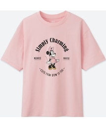 UNIQLO | ミニーマウス ベストフレンズ フォーエバー グラフィックT（半袖）(Tシャツ/カットソー)
