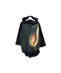 FACETASM | FACETASM - Black グラフィックサーマル切り替えパーカー(パーカー)