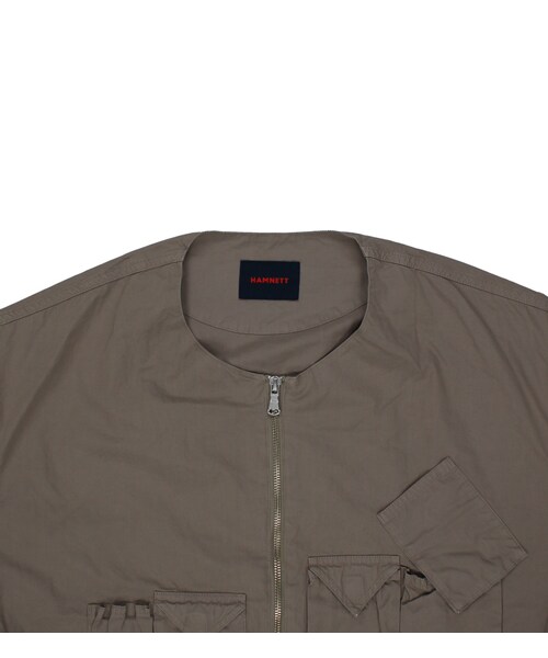 HAMNETT（ハムネット）の「【HAMNETT】 MILITARY BLOUSON（ジャケット/アウター・メンズ・グレー/ブラック・S/M/L）」の5枚目の写真