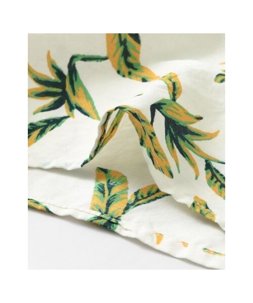 URBAN RESEARCH Sonny Label（アーバンリサーチサニーレーベル）の「リーフプリントリネンキャミサロペット（パンツ・レディース・グレー/ホワイト・FREE）」の21枚目の写真