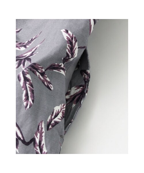 URBAN RESEARCH Sonny Label（アーバンリサーチサニーレーベル）の「リーフプリントリネンキャミサロペット（パンツ・レディース・グレー/ホワイト・FREE）」の18枚目の写真