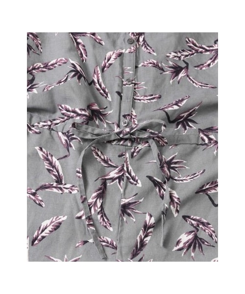 URBAN RESEARCH Sonny Label（アーバンリサーチサニーレーベル）の「リーフプリントリネンキャミサロペット（パンツ・レディース・グレー/ホワイト・FREE）」の16枚目の写真