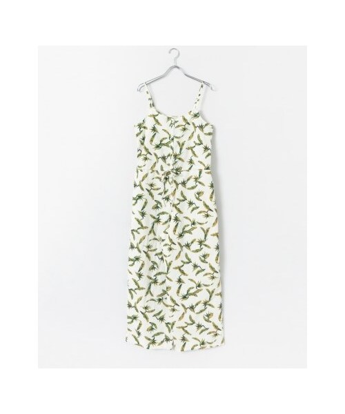 URBAN RESEARCH Sonny Label（アーバンリサーチサニーレーベル）の「リーフプリントリネンキャミサロペット（パンツ・レディース・グレー/ホワイト・FREE）」の11枚目の写真