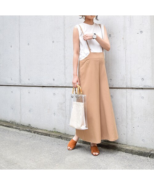 no brand（ノーブランド）の「【再入荷】バッククロスキャミサロペット（ワンピース・レディース・その他）」の12枚目の写真