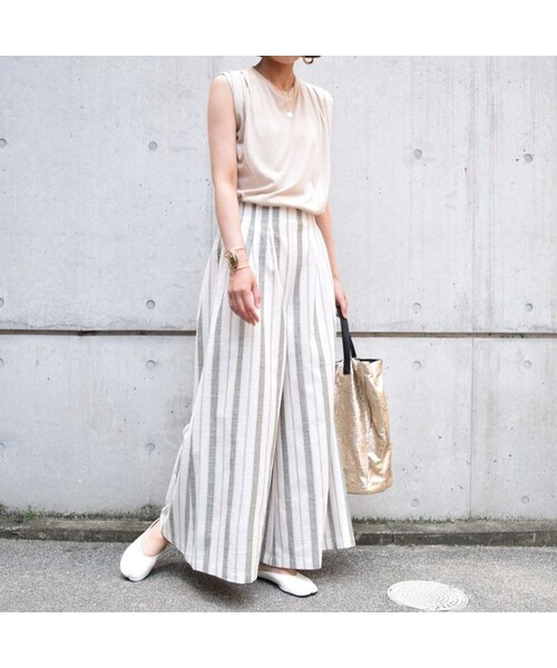 no brand（ノーブランド）の「[New Color]ショルダータックノースリTOPS（Tシャツ/カットソー・レディース・その他）」の5枚目の写真