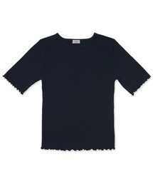 flower | frill rib Ts ～ﾌﾘﾙﾘﾌﾞﾃｨｰｽﾞ(Tシャツ/カットソー)