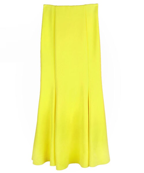 DINT（ディント）の「ロングクリーンビビッドスカート（スカート・レディース・옐로우/블랙/핑크・one(44~66size)）」の3枚目の写真