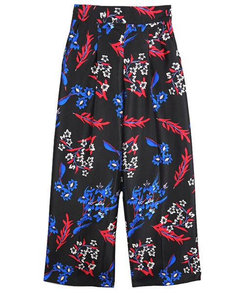 DINT（ディント）の「テールカラープリンティングパンツ（その他パンツ・レディース・블랙/블루・one(44~66size)）」の2枚目の写真
