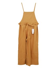 STYLEBLOCK | 綿プリペラサロペットワイドパンツ(サロペット/オーバーオール)