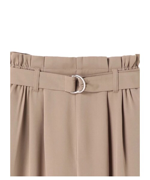 earth music&ecology（アースミュージックアンドエコロジー）の「・ウエストベルト付きペグトップパンツ（パンツ・ブラック/ベージュ/カーキ・S/M）」の4枚目の写真